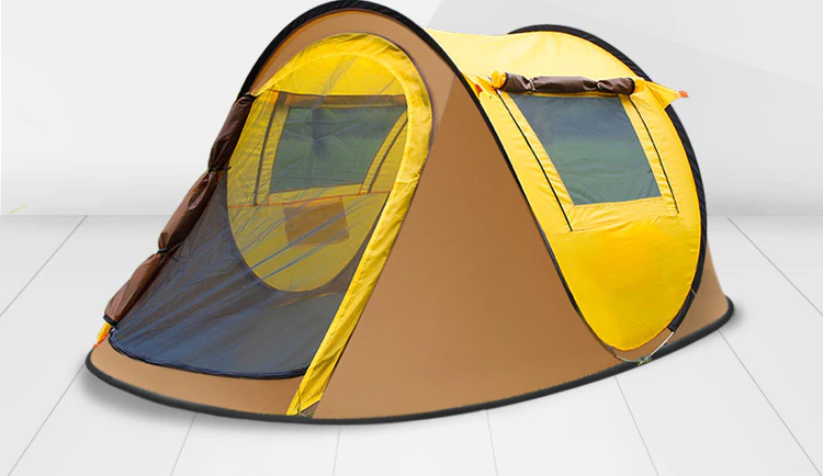 Cheap Goat Tents Outdoor Automatic Camping Tent for 3 4 People Couple Camping Beach Boat Tent for 2 People Easy Quick Opening Rainproof Pop Up Tents 